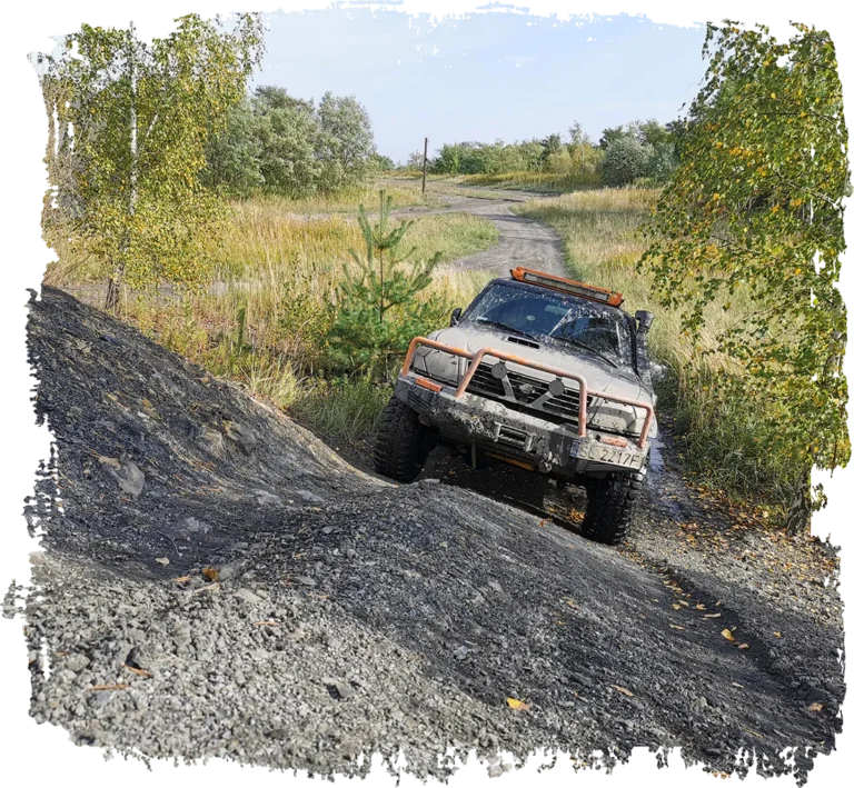 Przejażdżka, jazda offroad Nissan Patrol Śląsk